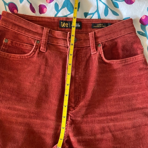 Lee Vintage Modern High Rise Straight Leg Ankle Corduroy Pants - Picture 11 of 13
